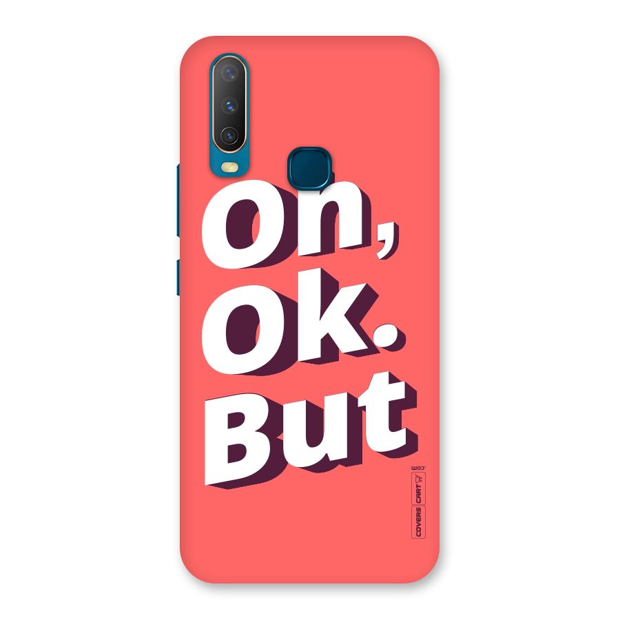 Oh Ok But Back Case for Vivo Y12