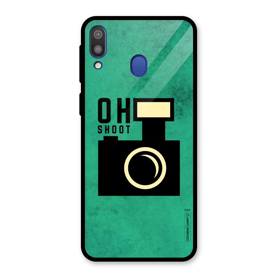 Oh Shoot Glass Back Case for Galaxy M20