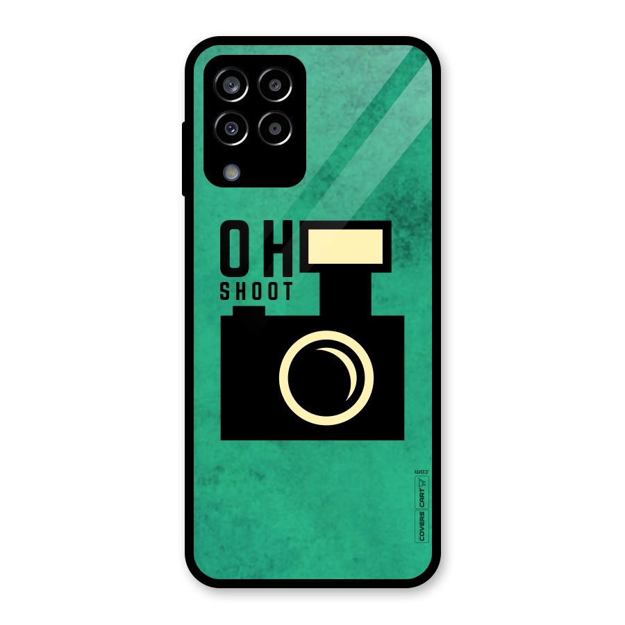 Oh Shoot Glass Back Case for Galaxy M33