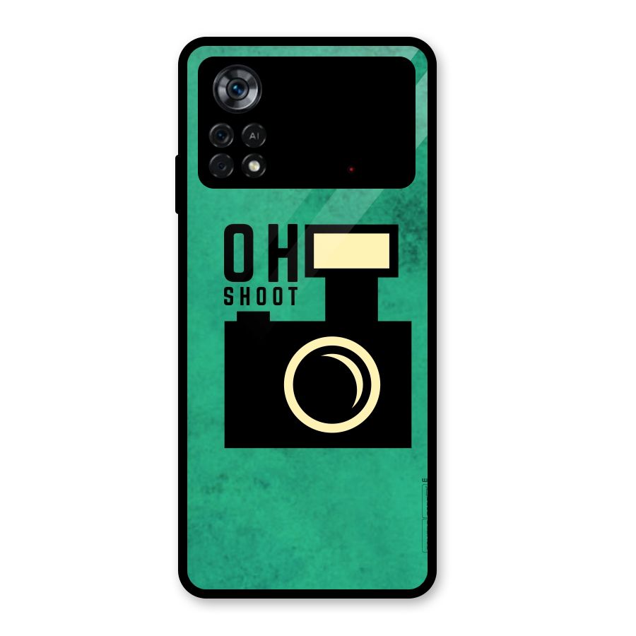 Oh Shoot Glass Back Case for Poco X4 Pro 5G