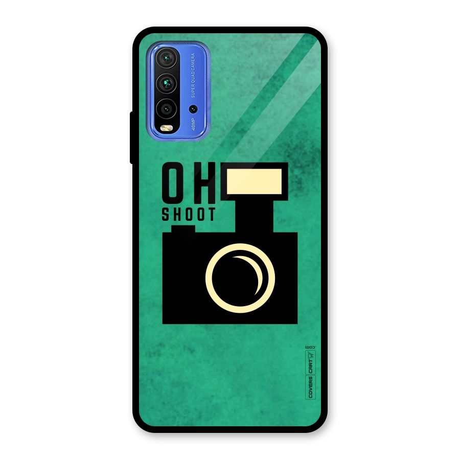 Oh Shoot Glass Back Case for Redmi 9 Power