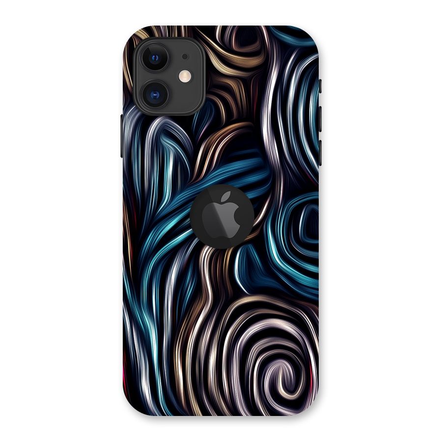Oil Paint Artwork Back Case for iPhone 11 Logo Cut