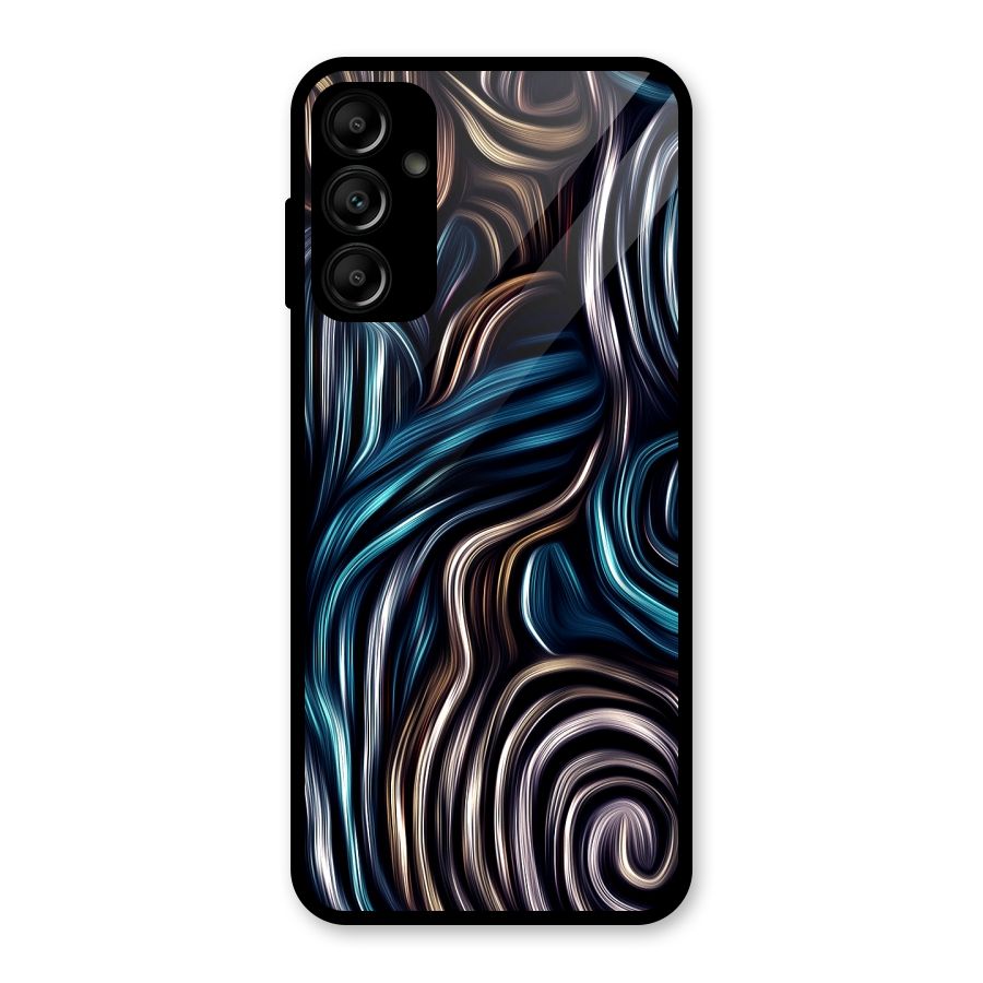 Oil Paint Artwork Glass Back Case for Galaxy A14 5G
