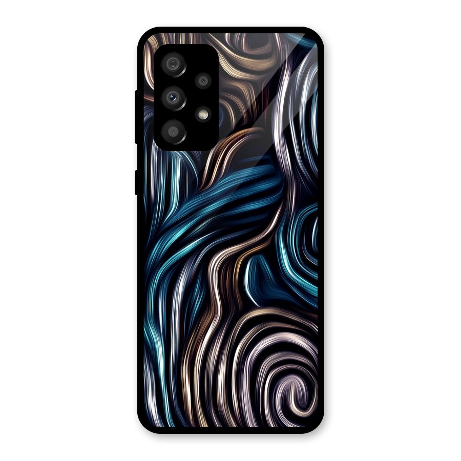 Oil Paint Artwork Glass Back Case for Galaxy A32