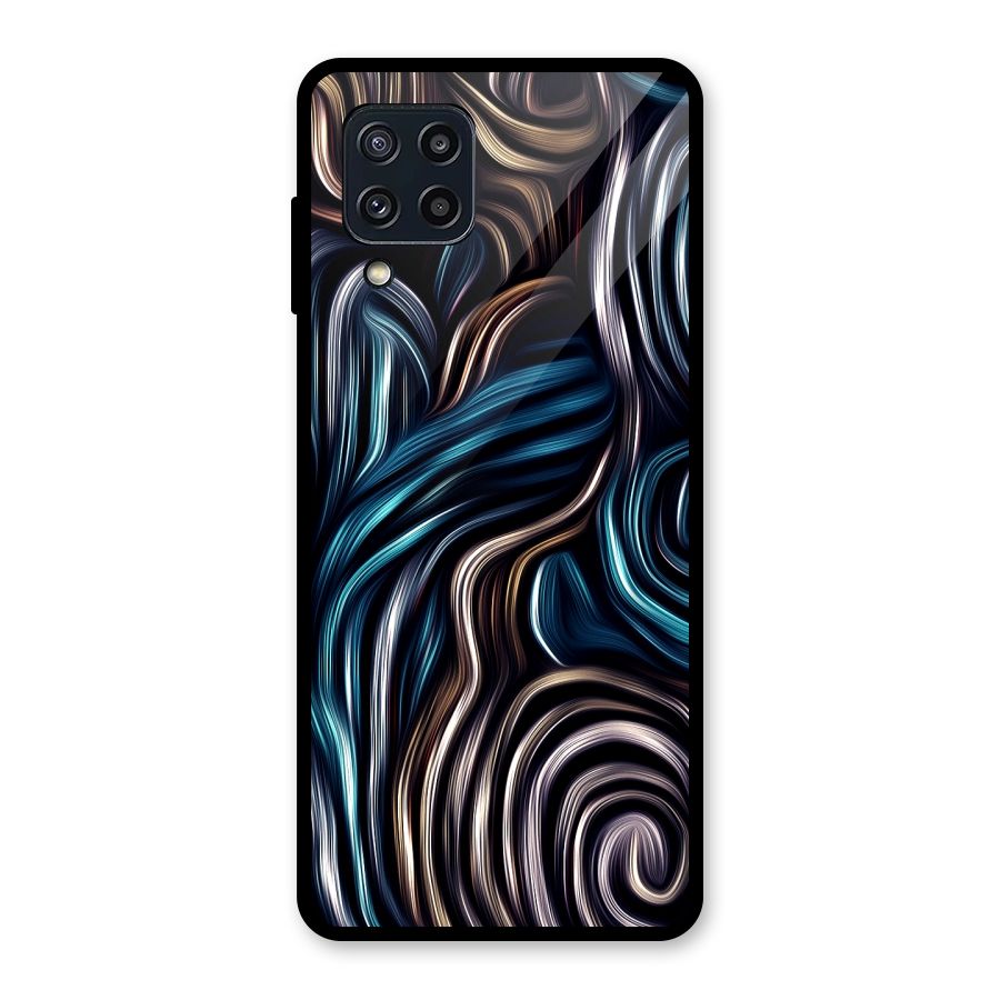 Oil Paint Artwork Glass Back Case for Galaxy M32