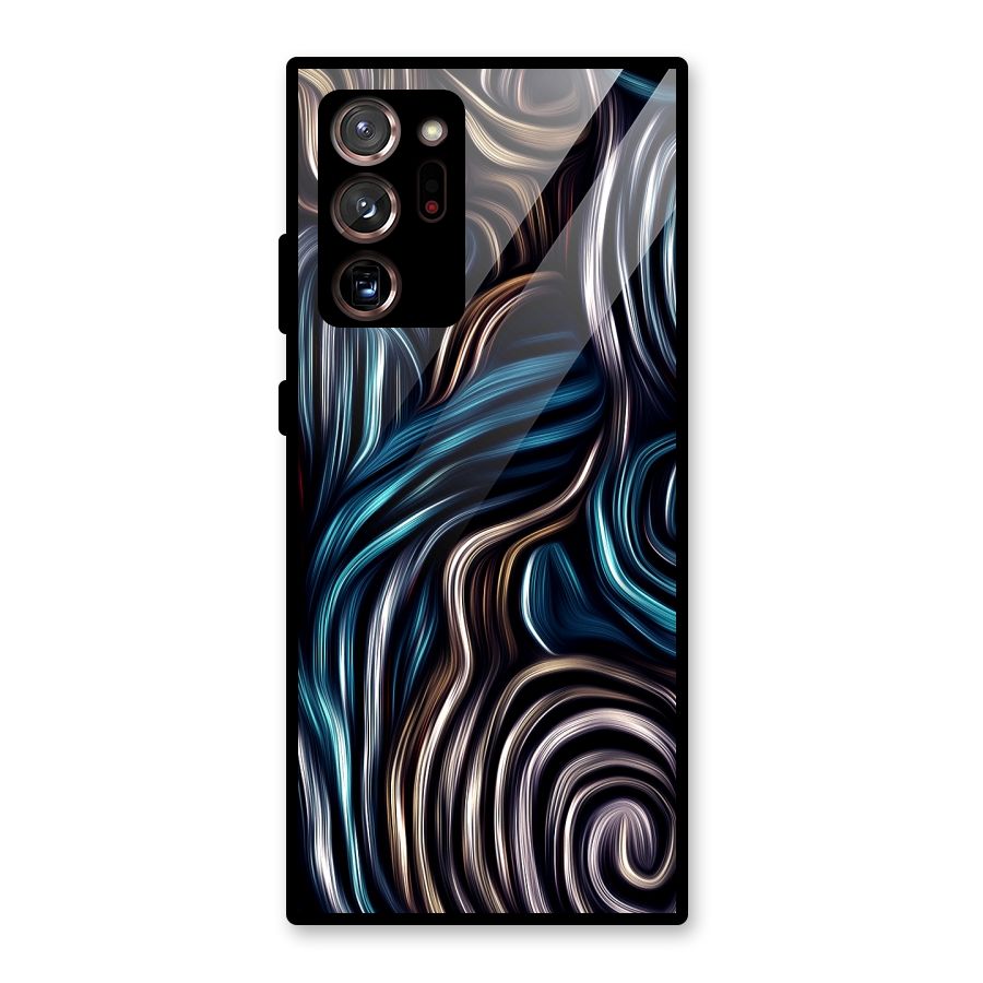 Oil Paint Artwork Glass Back Case for Galaxy Note 20 Ultra 5G