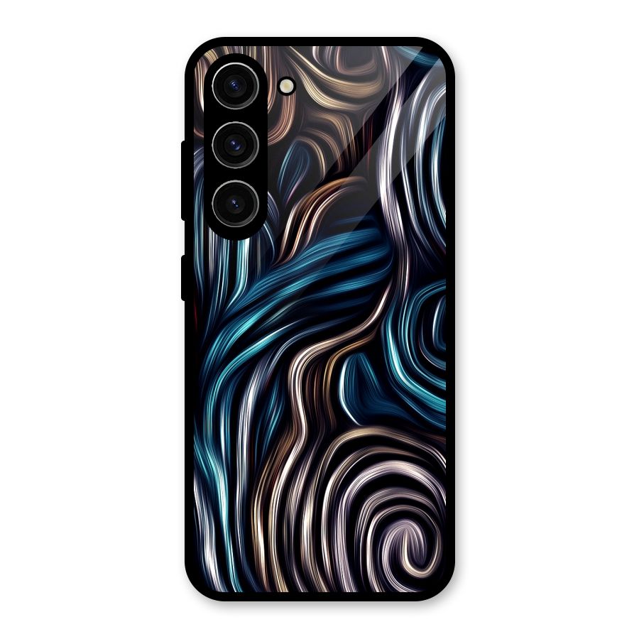 Oil Paint Artwork Glass Back Case for Galaxy S23