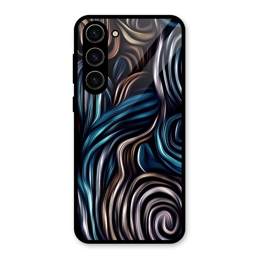 Oil Paint Artwork Glass Back Case for Galaxy S23 Plus