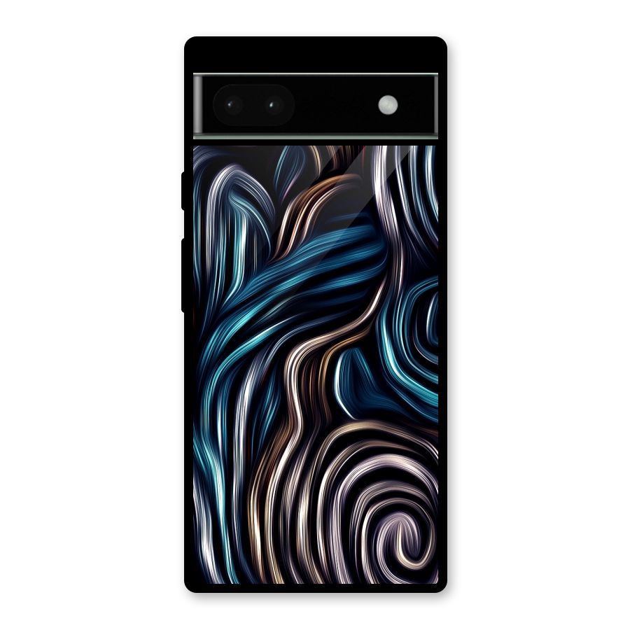 Oil Paint Artwork Glass Back Case for Google Pixel 6a