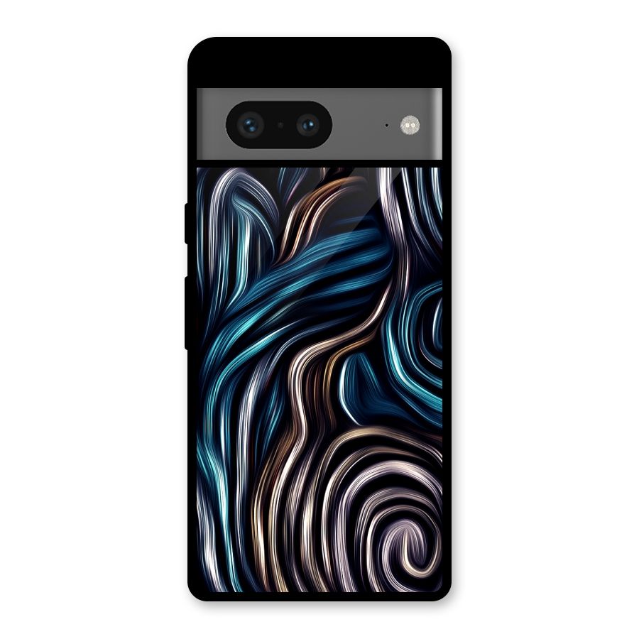 Oil Paint Artwork Glass Back Case for Google Pixel 7