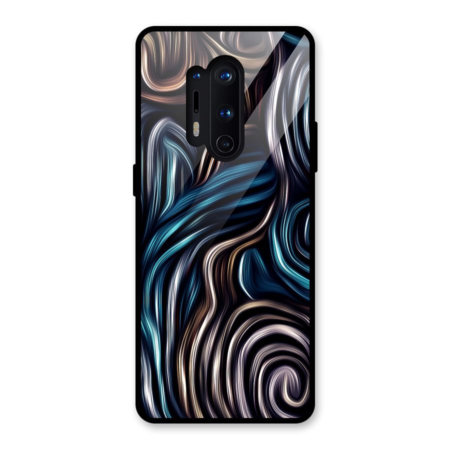 Oil Paint Artwork Glass Back Case for OnePlus 8 Pro