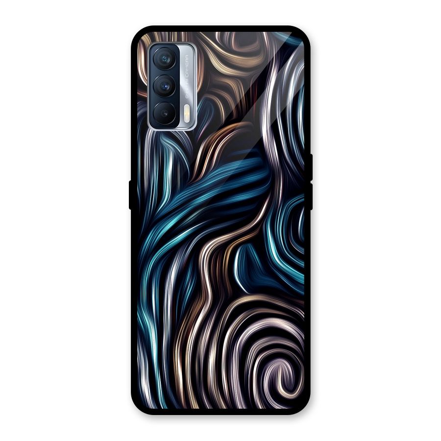 Oil Paint Artwork Glass Back Case for Realme X7