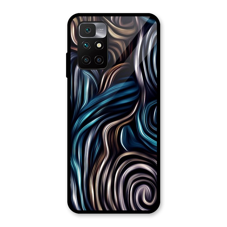 Oil Paint Artwork Glass Back Case for Redmi 10 Prime