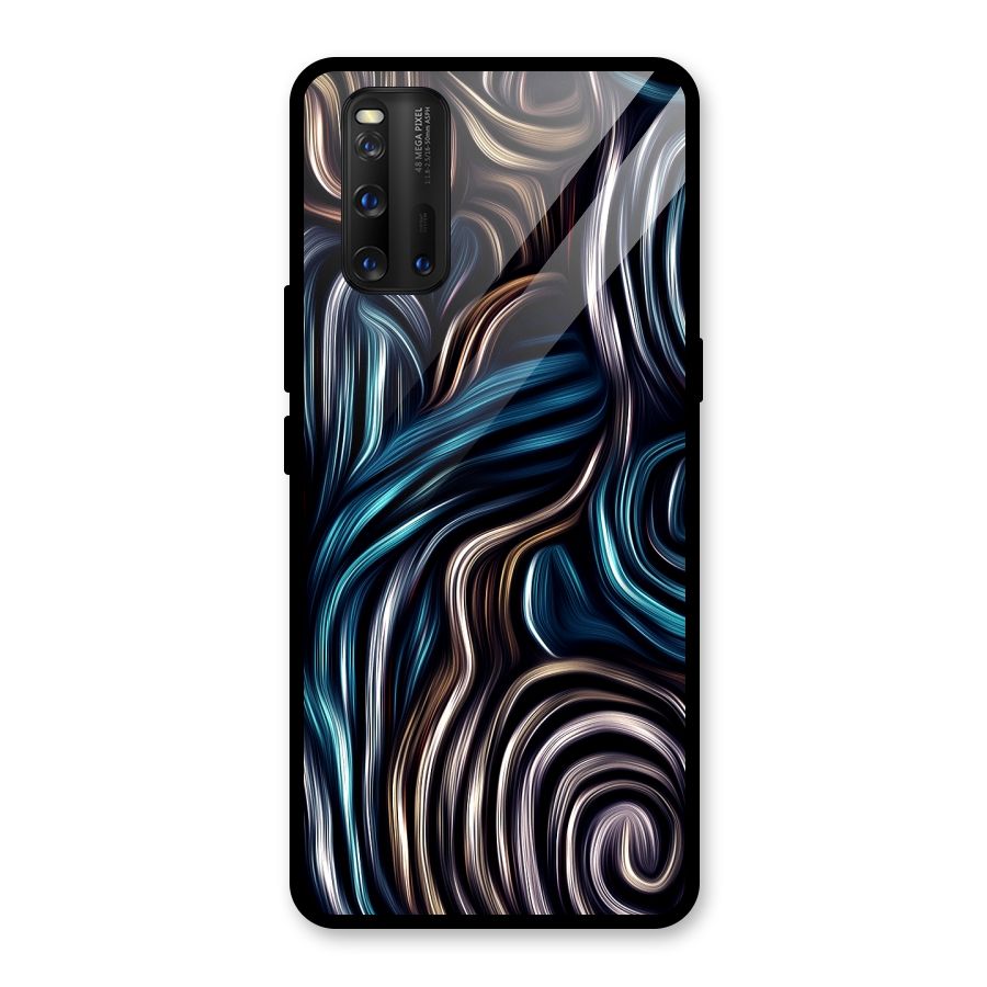 Oil Paint Artwork Glass Back Case for Vivo iQOO 3