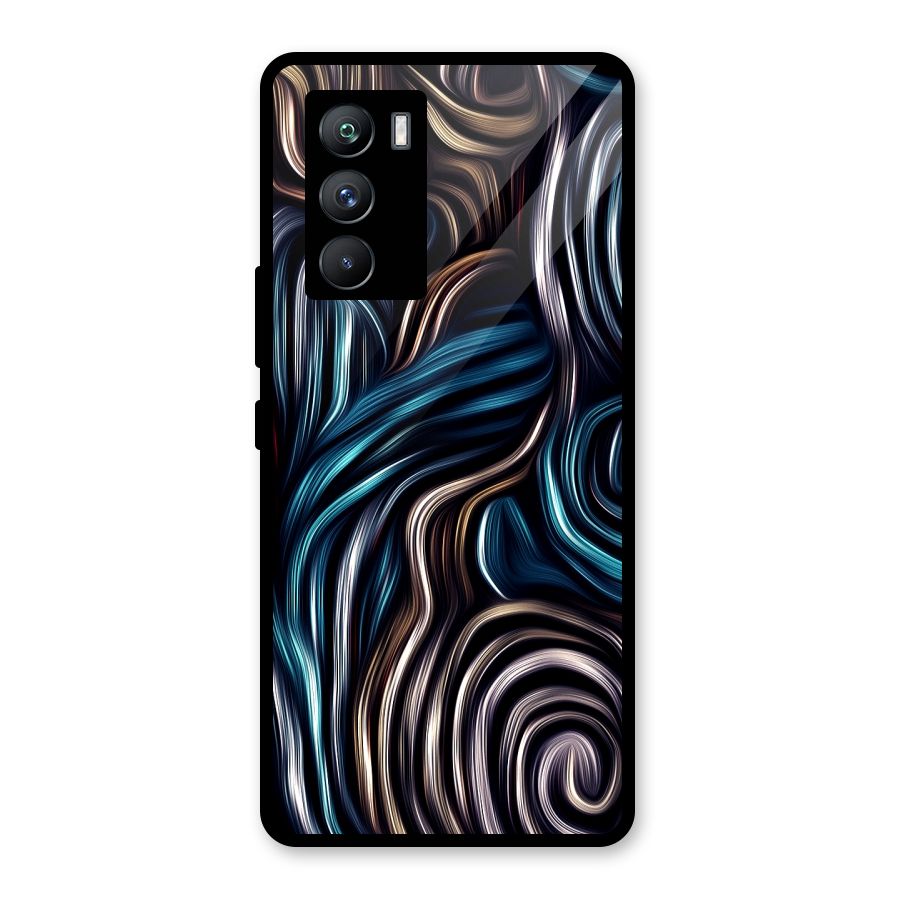 Oil Paint Artwork Glass Back Case for Vivo iQOO 9 SE