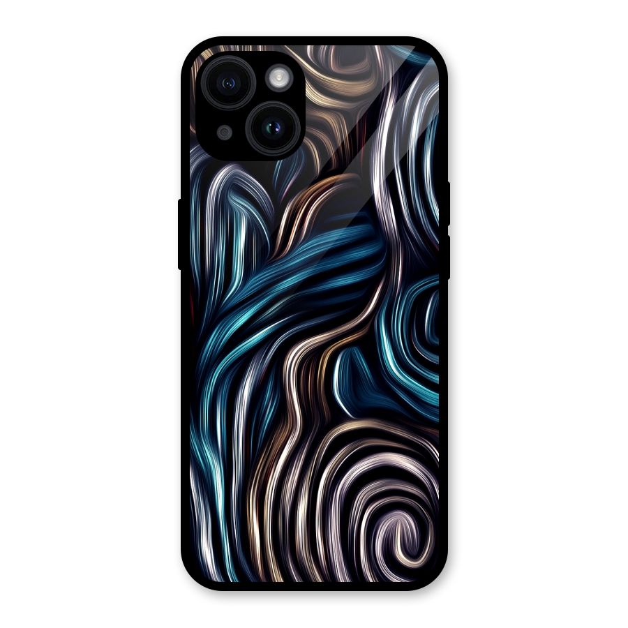 Oil Paint Artwork Glass Back Case for iPhone 14