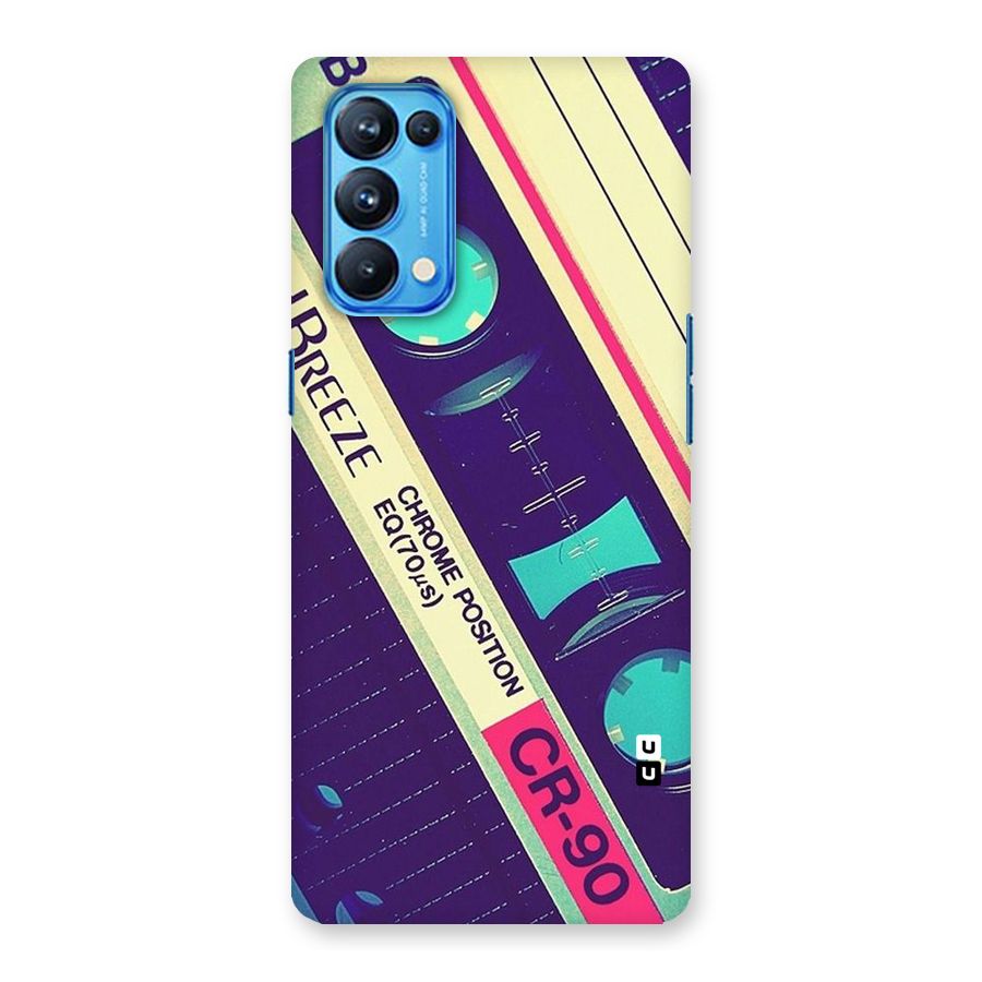 Old Casette Shade Back Case for Oppo Reno5 Pro 5G