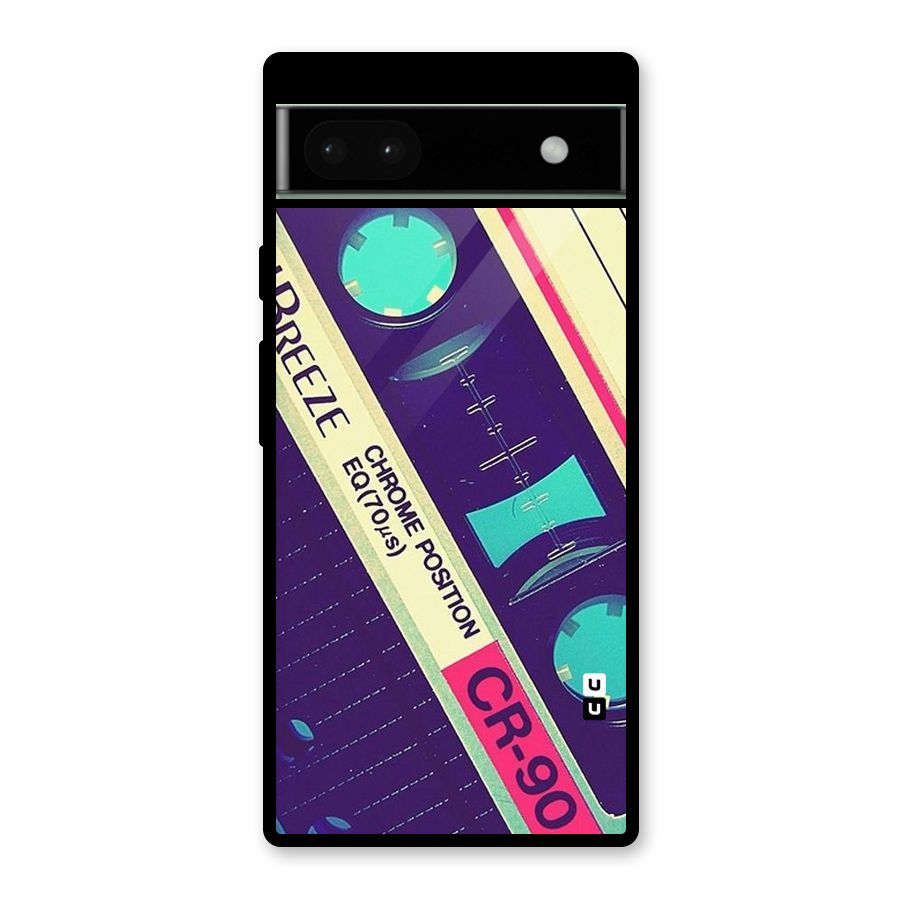 Old Casette Shade Glass Back Case for Google Pixel 6a