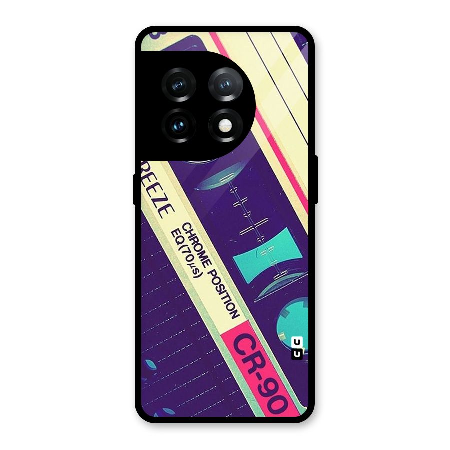 Old Casette Shade Glass Back Case for OnePlus 11