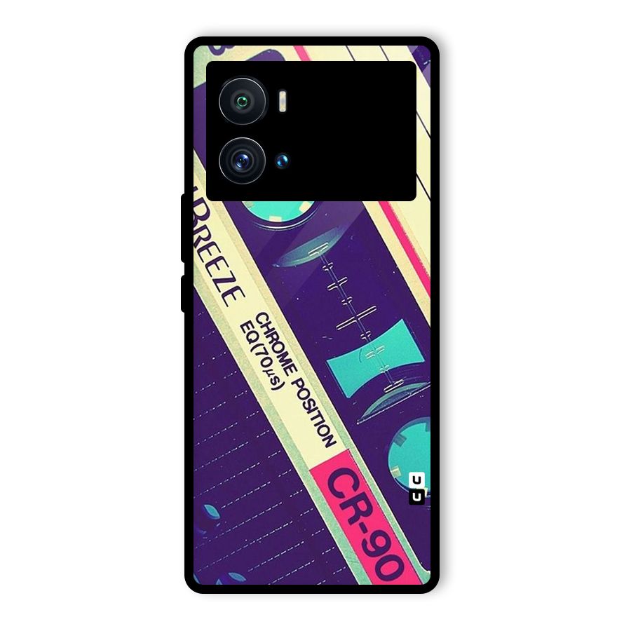Old Casette Shade Glass Back Case for Vivo iQOO 9 Pro