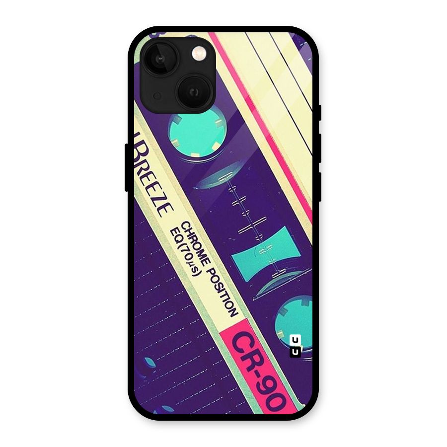 Old Casette Shade Glass Back Case for iPhone 13