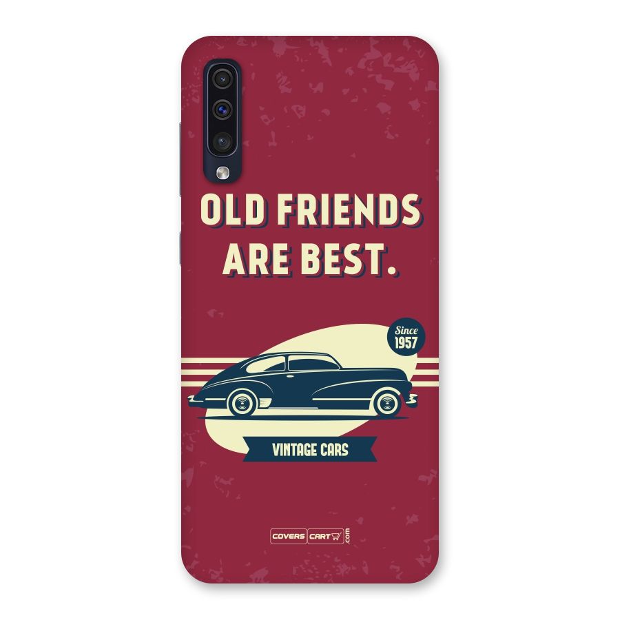 Old Friends Vintage Car Back Case for Galaxy A50s