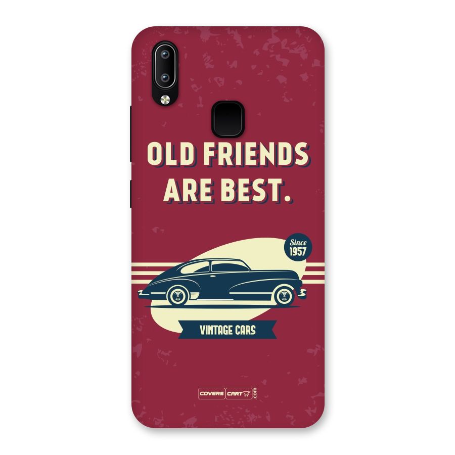 Old Friends Vintage Car Back Case for Vivo Y93