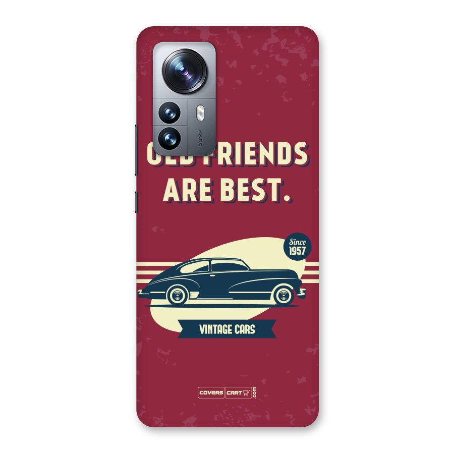 Old Friends Vintage Car Back Case for Xiaomi 12 Pro