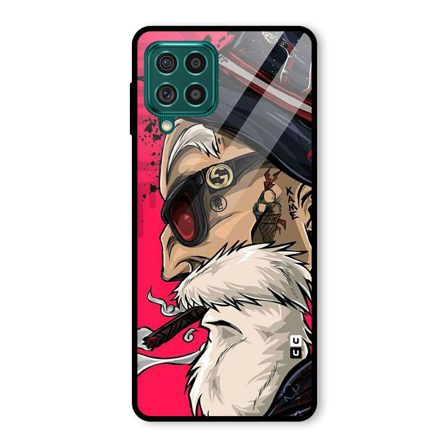 Old Man Swag Glass Back Case for Galaxy F62