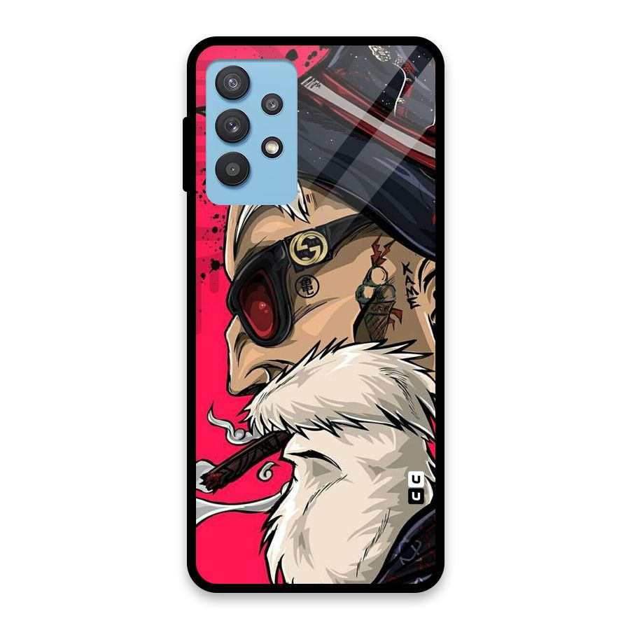 Old Man Swag Glass Back Case for Galaxy M32 5G