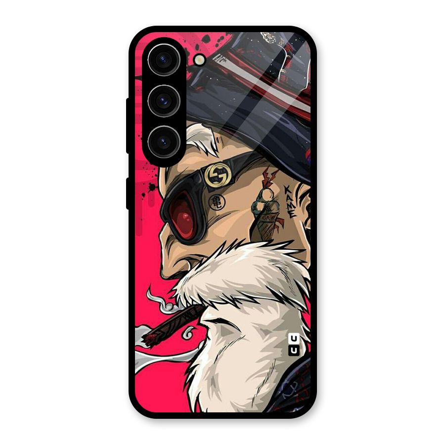 Old Man Swag Glass Back Case for Galaxy S23