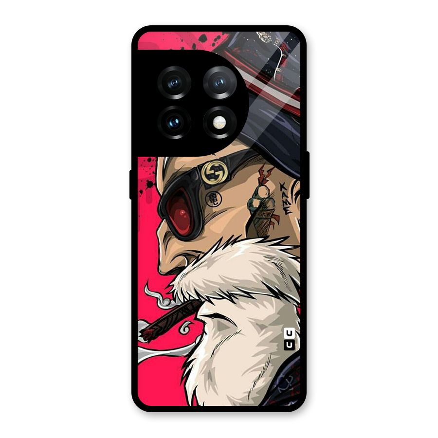 Old Man Swag Glass Back Case for OnePlus 11