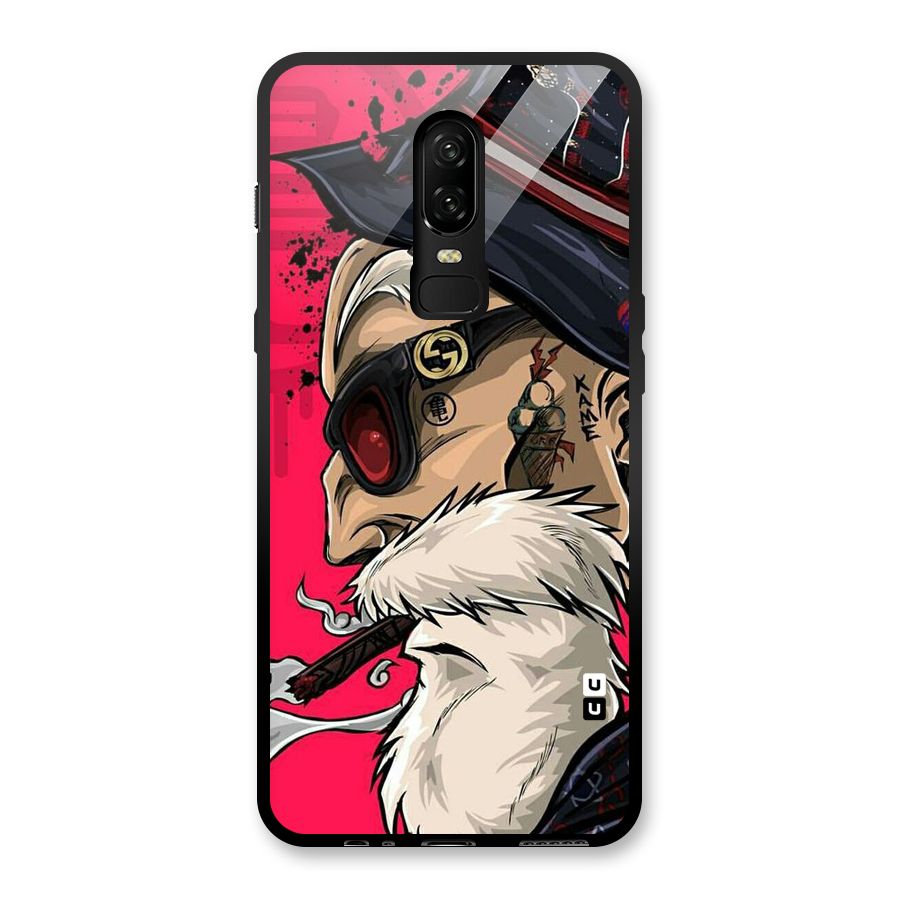 Old Man Swag Glass Back Case for OnePlus 6