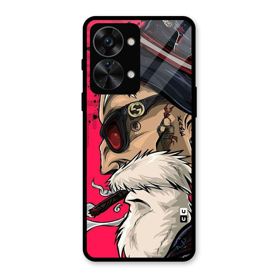 Old Man Swag Glass Back Case for OnePlus Nord 2T