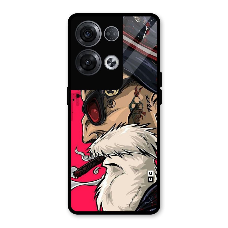 Old Man Swag Glass Back Case for Oppo Reno8 Pro 5G