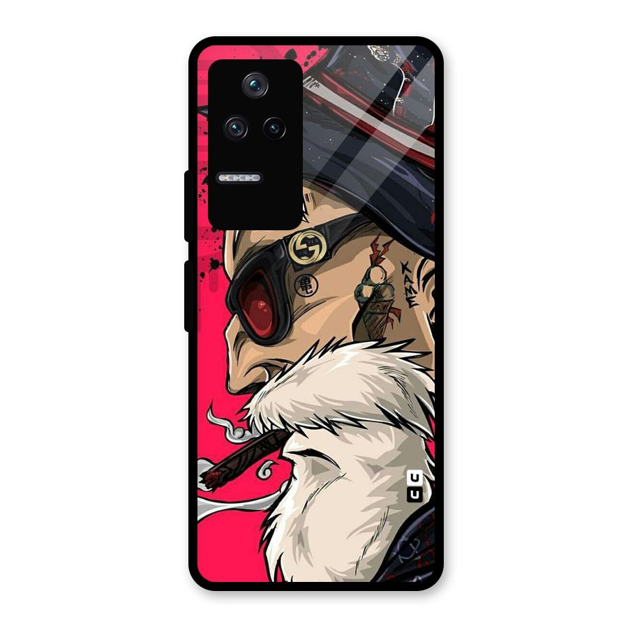 Old Man Swag Glass Back Case for Poco F4 5G