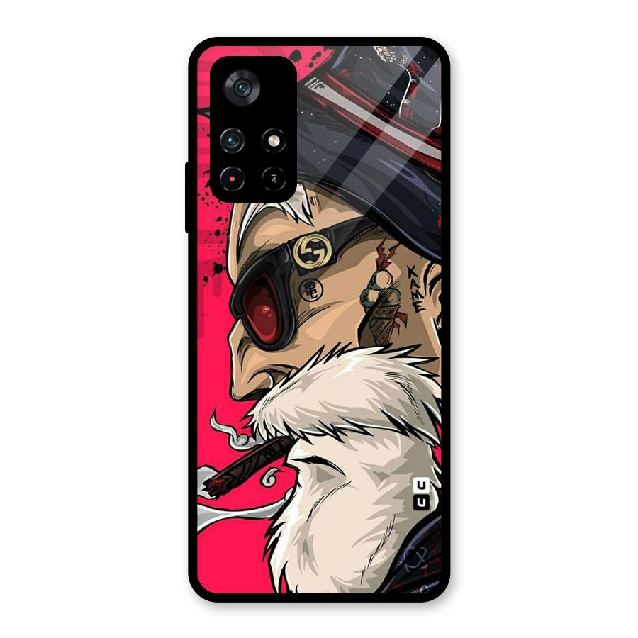 Old Man Swag Glass Back Case for Poco M4 Pro 5G