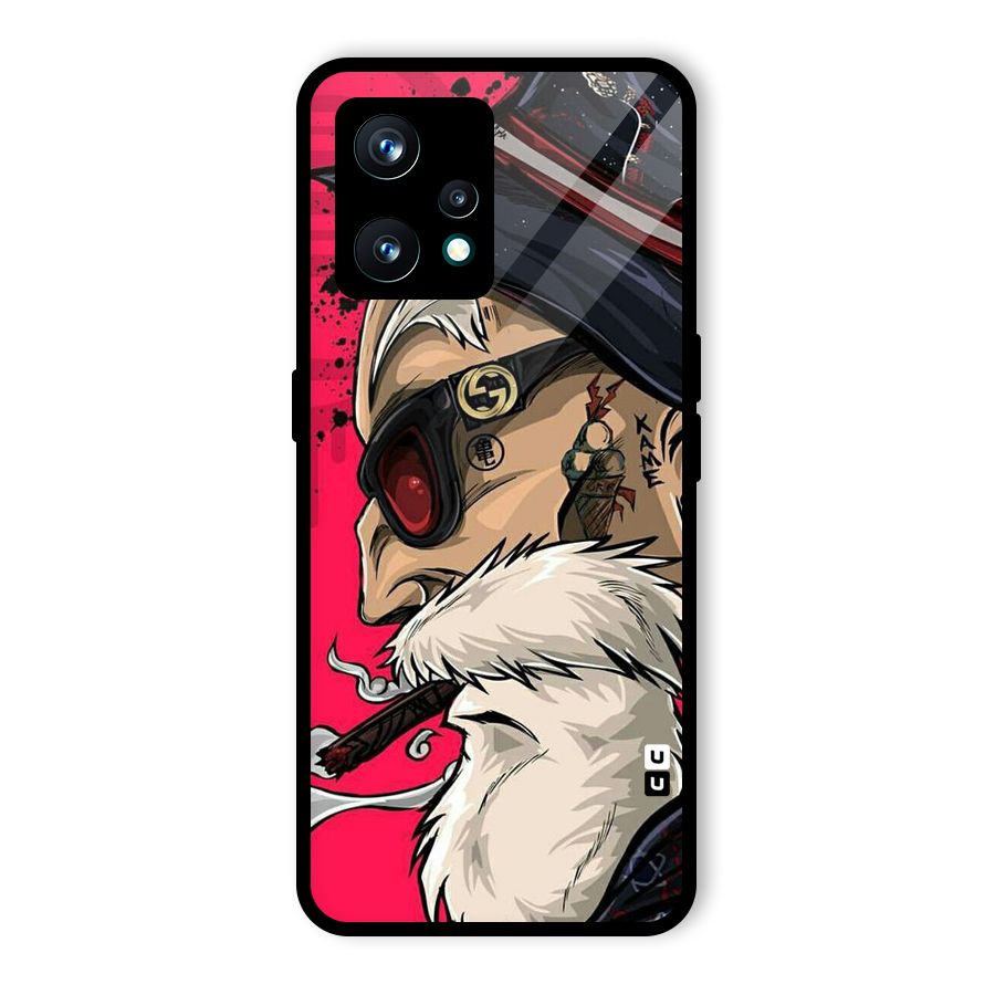 Old Man Swag Glass Back Case for Realme 9