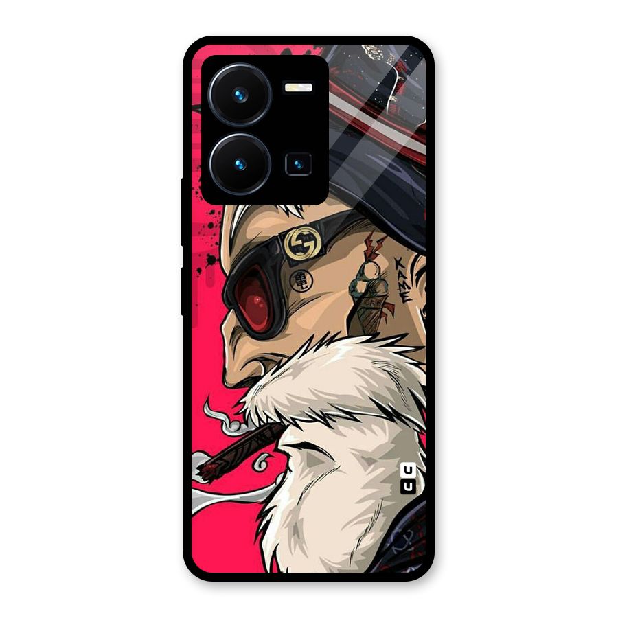 Old Man Swag Glass Back Case for Vivo Y35
