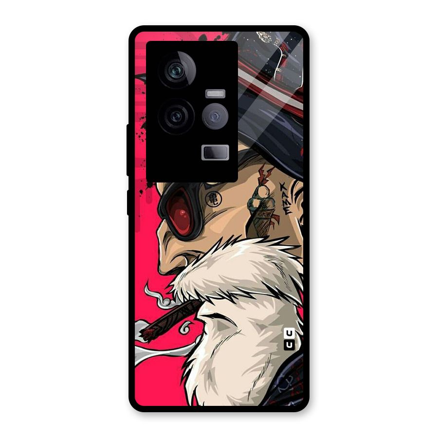 Old Man Swag Glass Back Case for Vivo iQOO 11 5G