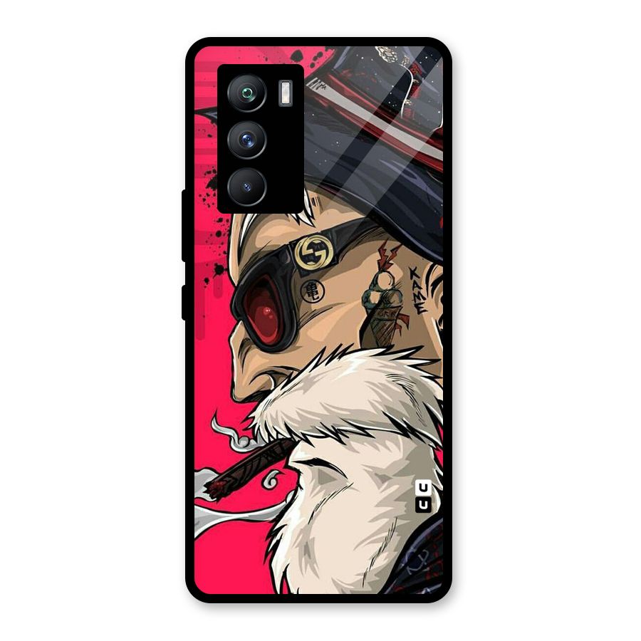 Old Man Swag Glass Back Case for Vivo iQOO 9 SE