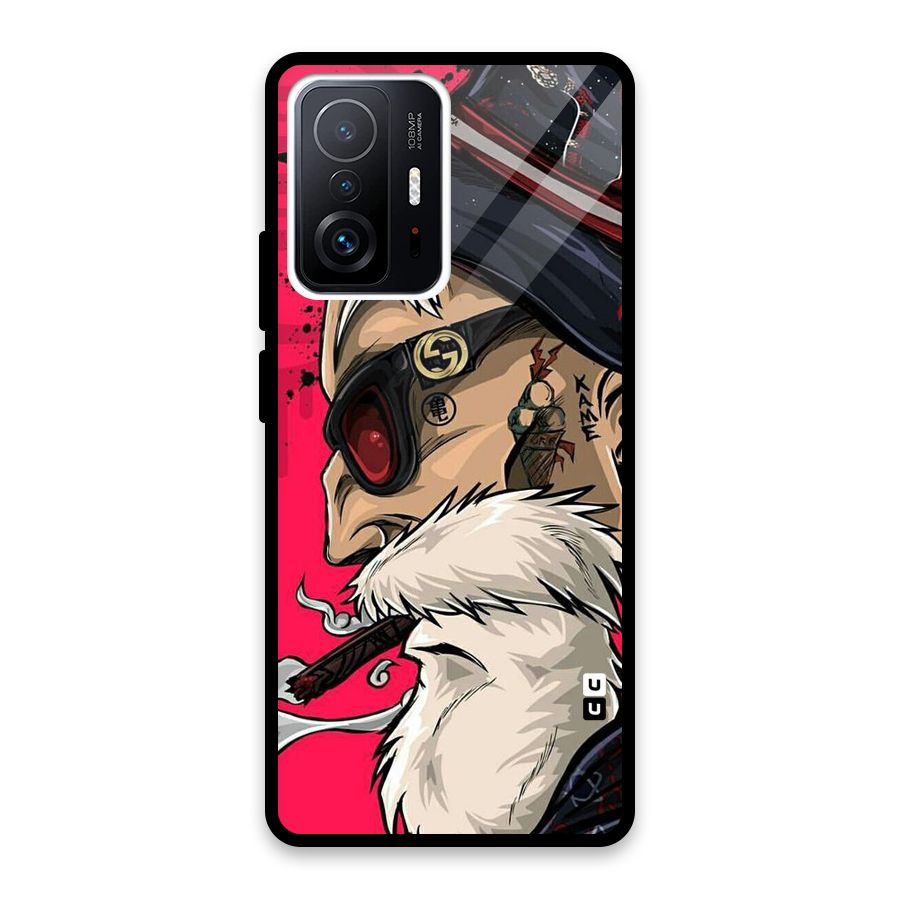 Old Man Swag Glass Back Case for Xiaomi 11T Pro