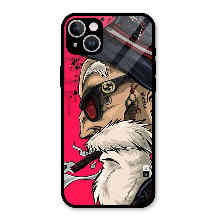 Old Man Swag Glass Back Case for iPhone 14 Plus