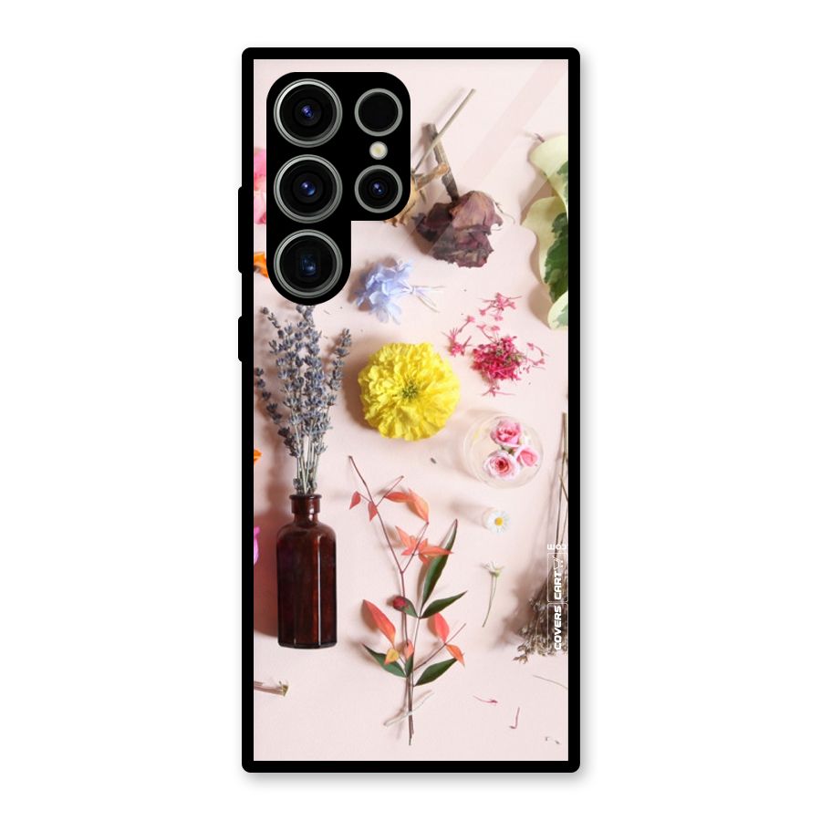 Old Petals Glass Back Case for Galaxy S23 Ultra