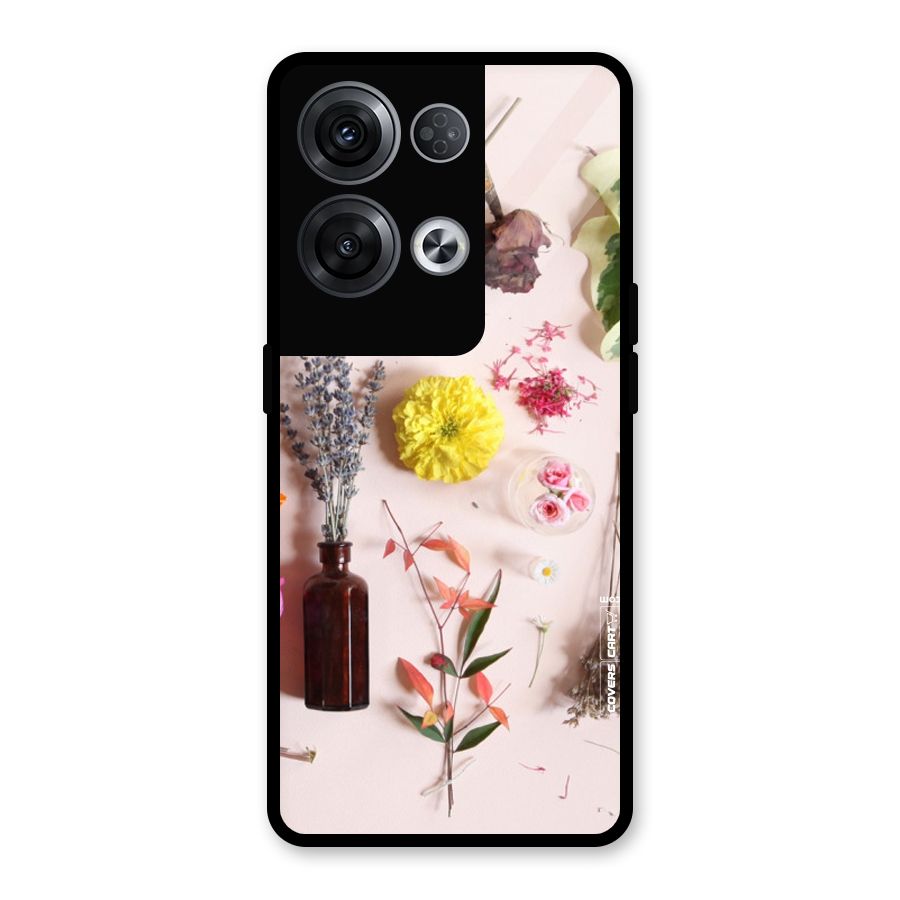 Old Petals Glass Back Case for Oppo Reno8 Pro 5G