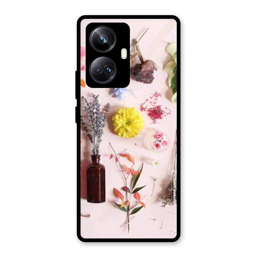 Old Petals Glass Back Case for Realme 10 Pro Plus