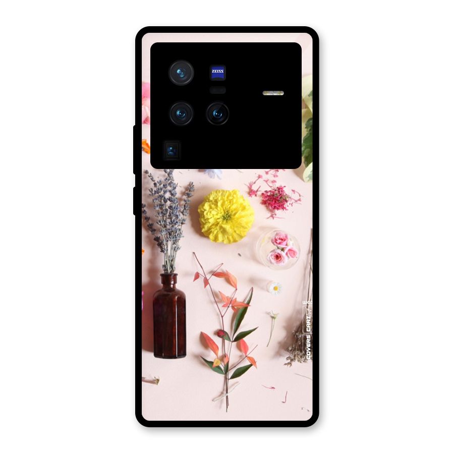 Old Petals Glass Back Case for Vivo X80 Pro