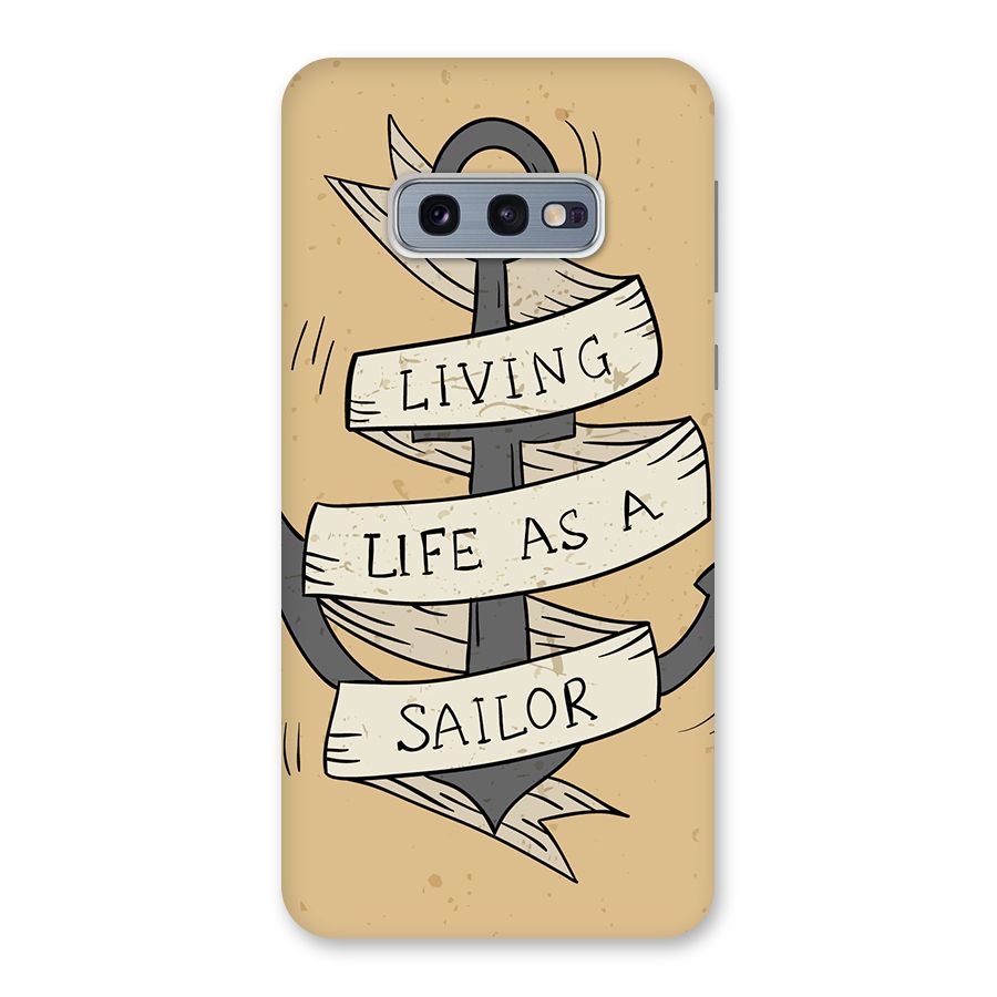 Old School Anchor Back Case for Galaxy S10e