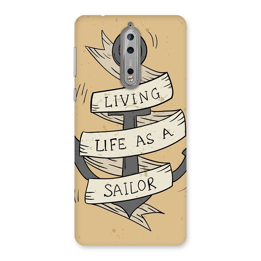 Old School Anchor Back Case for Nokia 8