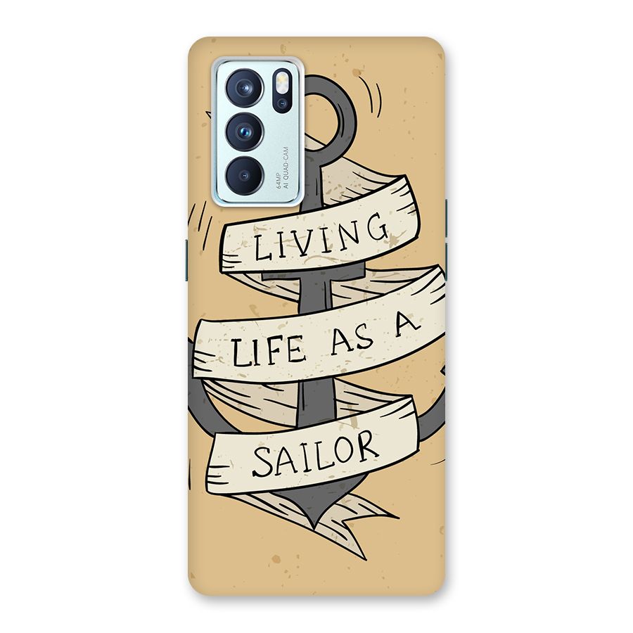 Old School Anchor Back Case for Oppo Reno6 Pro 5G